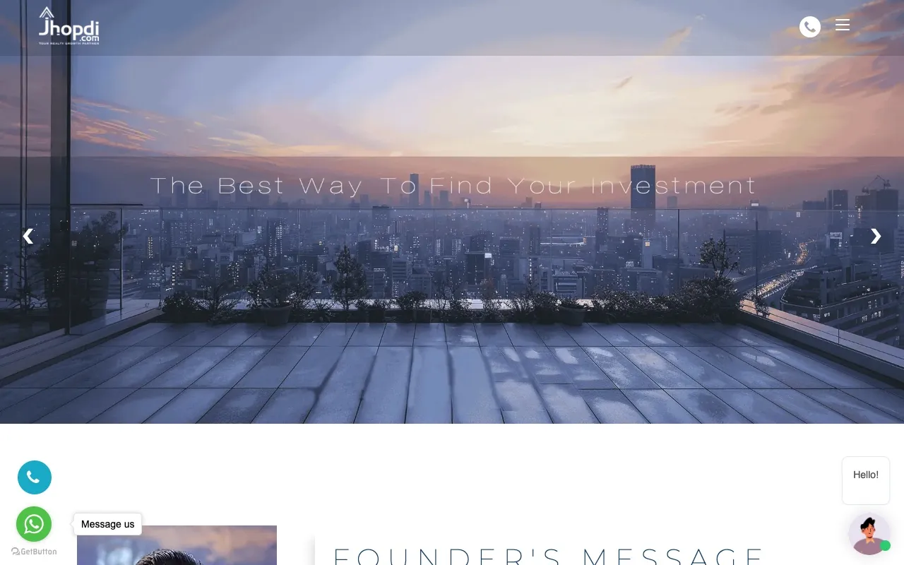 Jhopdi Real Estate Platform
