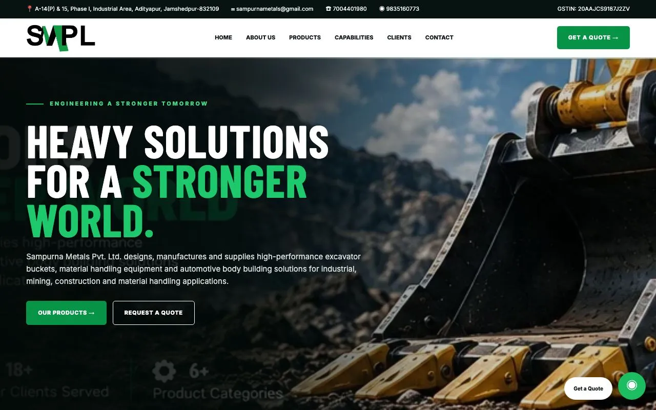 Sampurna Metals B2B Industrial Portal
